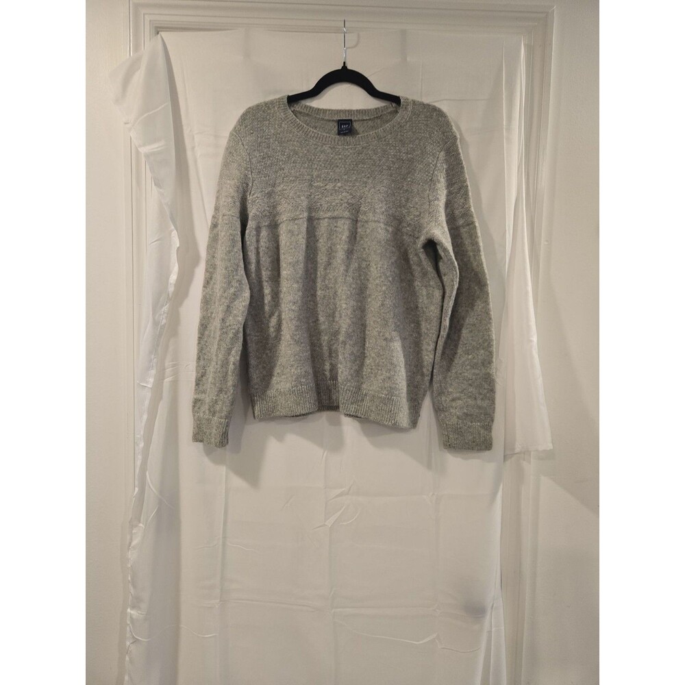 GAP Gray Knit Crewneck Sweater Extra Large